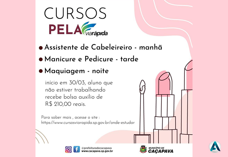 Cursos em Caçapava - Via Rápida