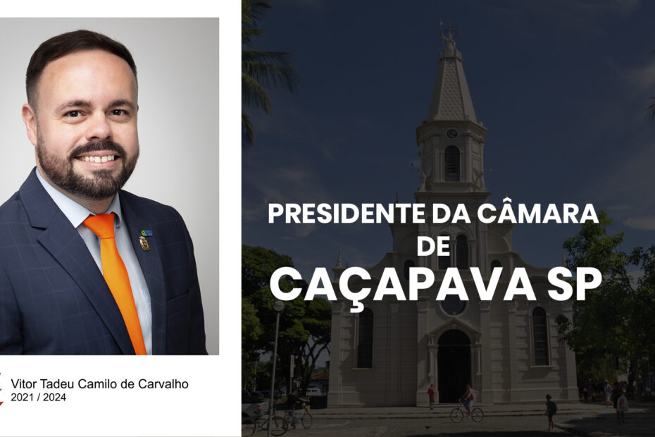 Vitor Tadeu é eleito presidente da Câmara de Caçapava