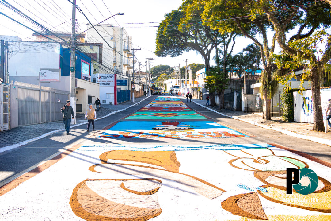 Tapetes de Corpus Christi em Caçapava 2024