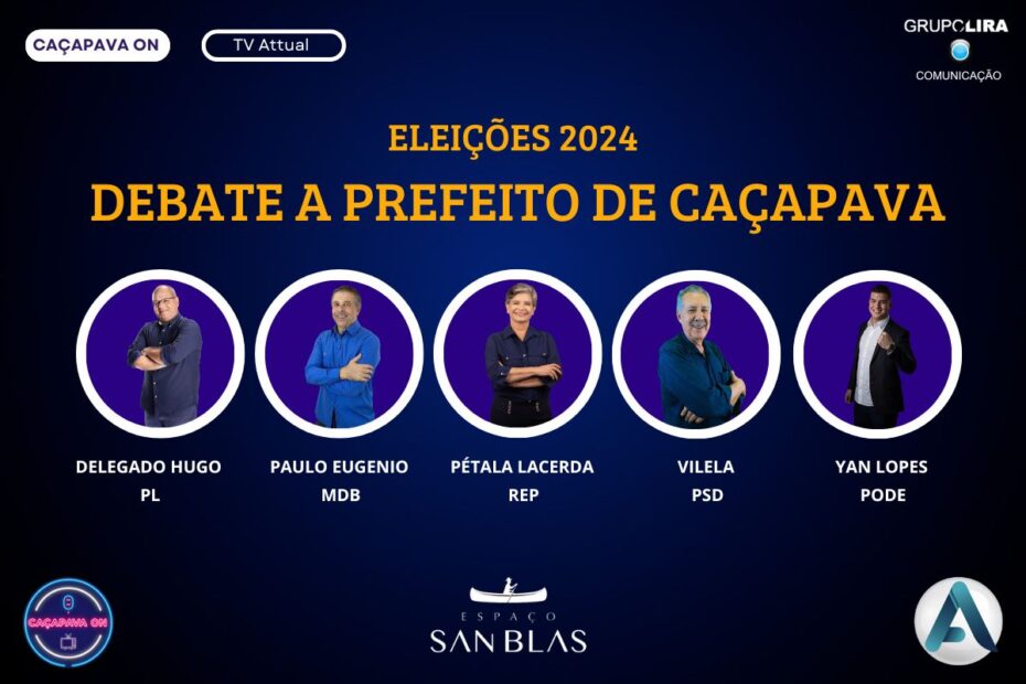 Debate com candidatos a prefeito de Caçapava