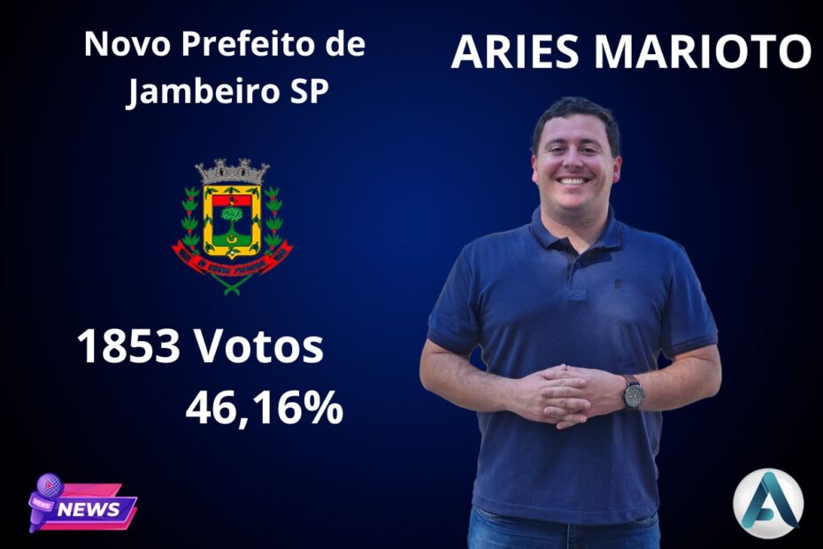 ARIES MARIOTO eleito Prefeito de JAMBEIRO