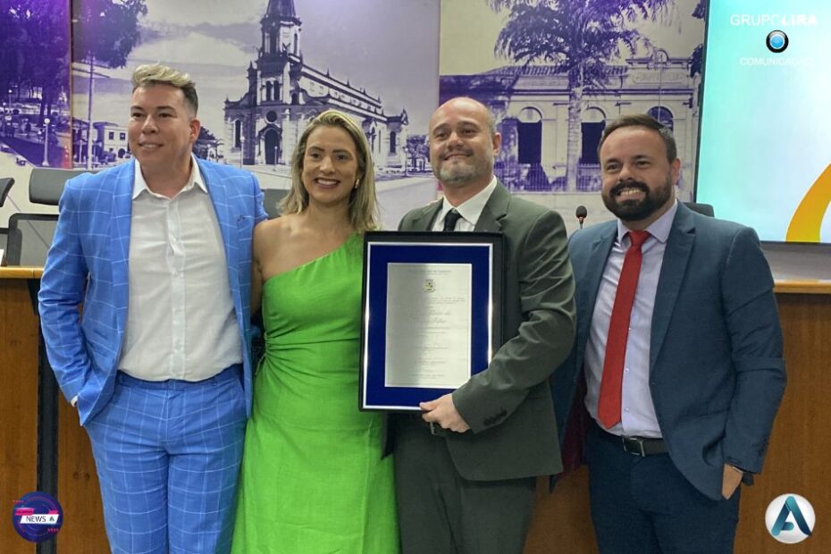 Geninho da Funerária recebe Diploma de Honra ao Mérito na Câmara Municipal de Caçapava