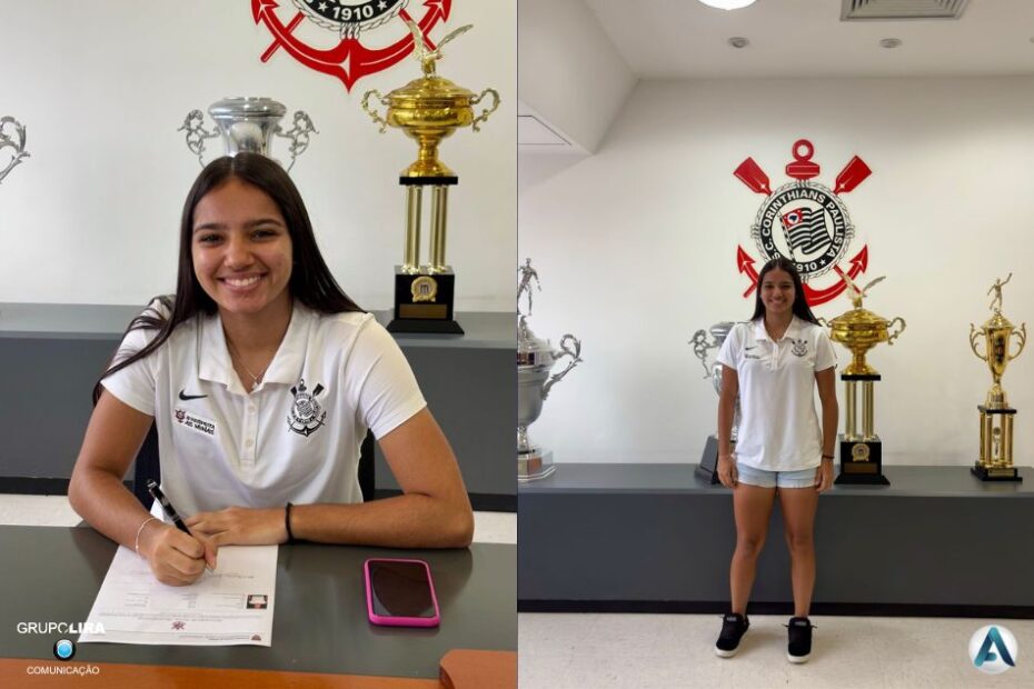 Júlia Faria renova contrato com o Corinthians