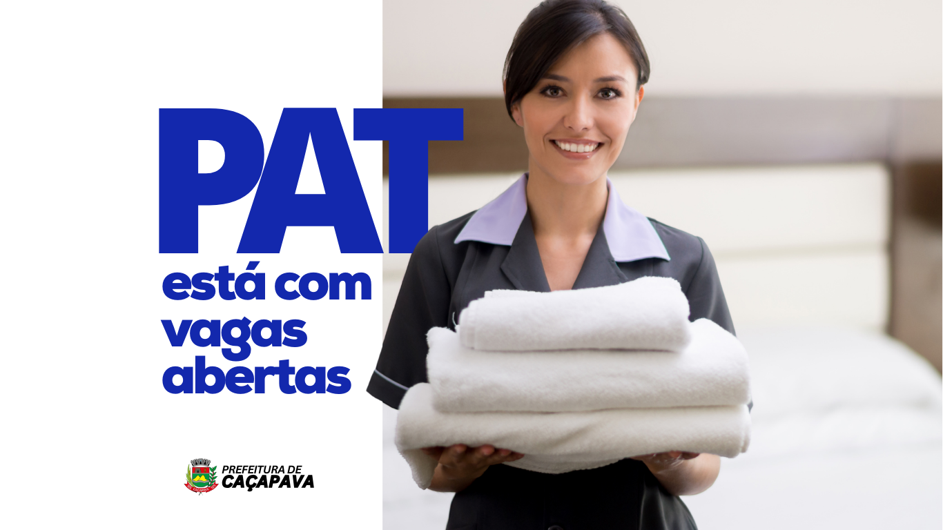 PAT de Caçapava divulga novas oportunidades de emprego