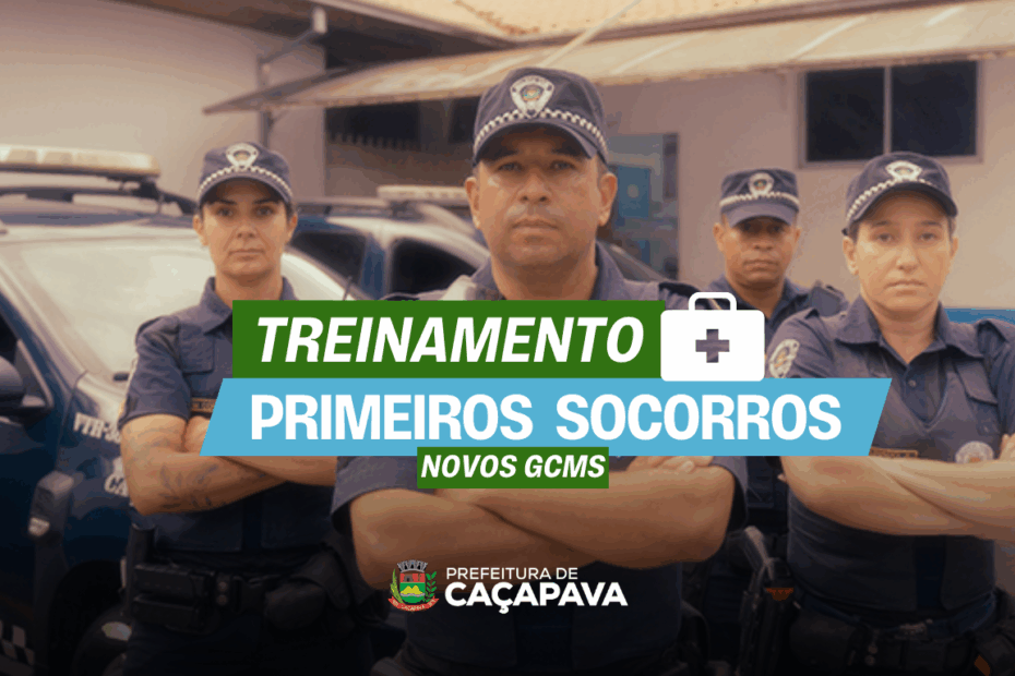 GCMs de Caçapava participam de treinamento de primeiros socorros