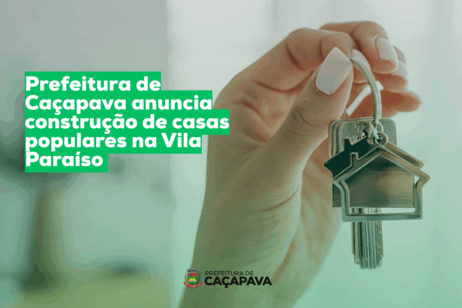 Prefeitura de Caçapava anuncia construção de casas populares na Vila Paraíso