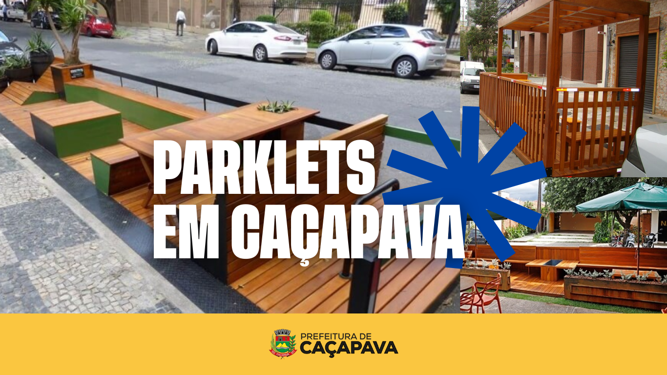 Reunião sobre implantação de parklets em Caçapava acontece no dia 29 de setembro