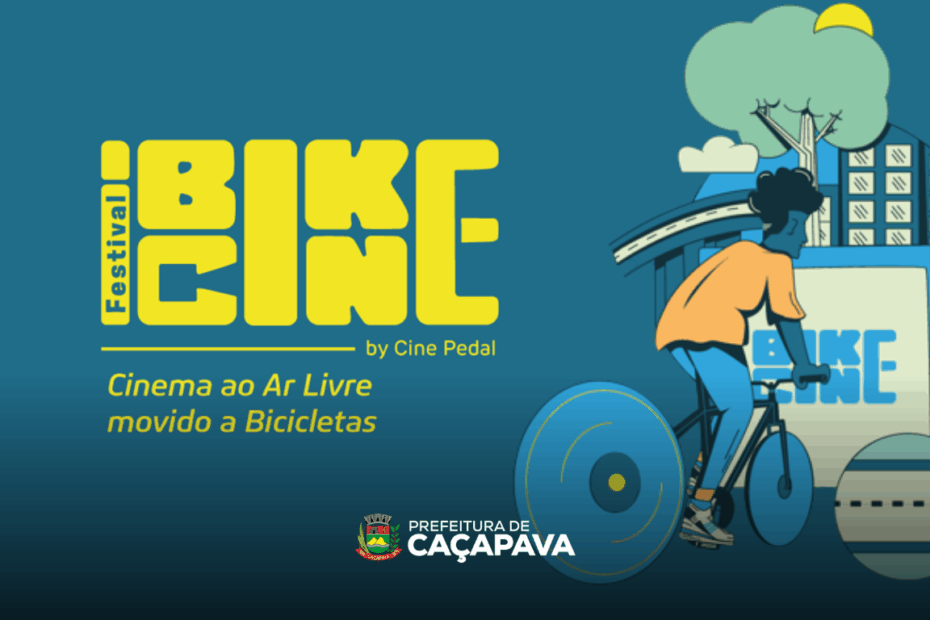 BikeCine em Caçapava: cinema sustentável gratuito