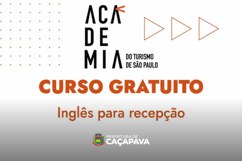 Curso gratuito de inglês para recepção