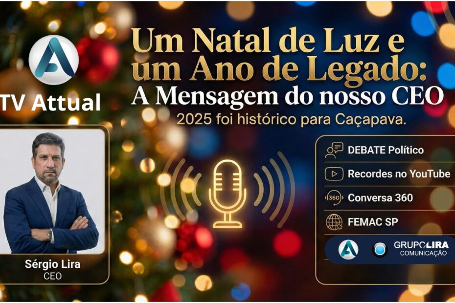 Um Natal de Luz e um Ano de Legado: A Mensagem do nosso CEO