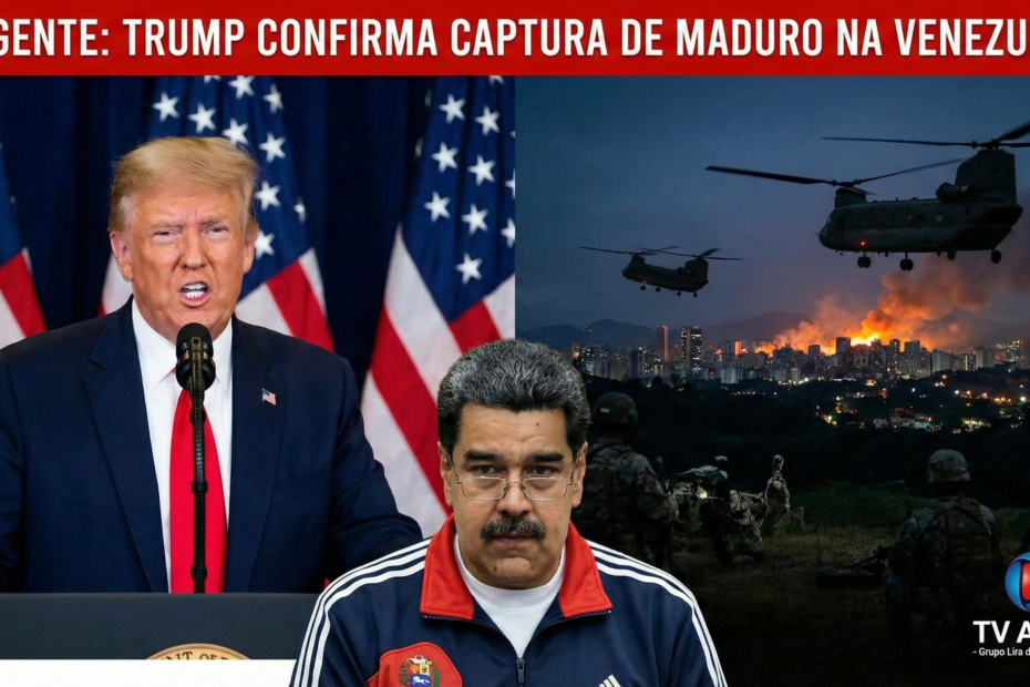 Trump confirma ataque à Venezuela e captura de Nicolás Maduro