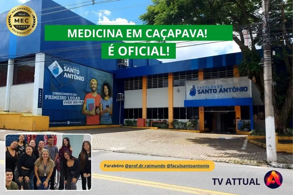MEDICINA EM CAÇAPAVA É OFICIAL!