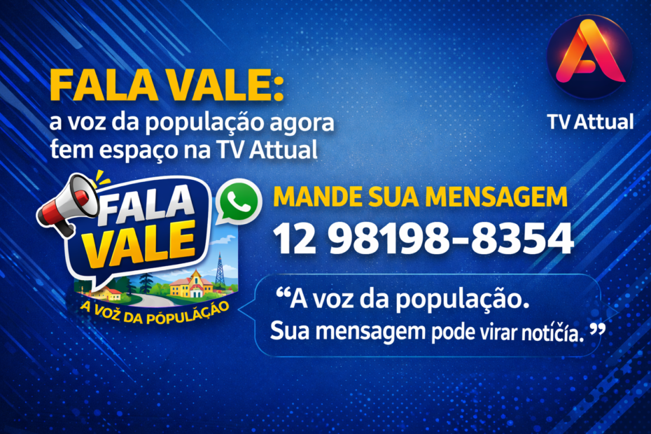 Fala Vale a voz da população agora tem espaço na TV Attual