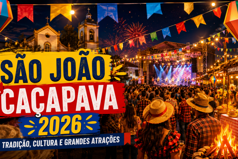 São João de Caçapava 2026 terá entrada gratuita e modelo de parceria sem uso direto de recursos públicos