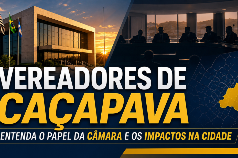 Vereadores de Caçapava: entenda o papel da Câmara e como as decisões impactam a cidade