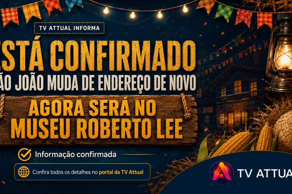 São João de Caçapava 2026 será realizado no Museu Roberto Lee após mudanças no planejamento