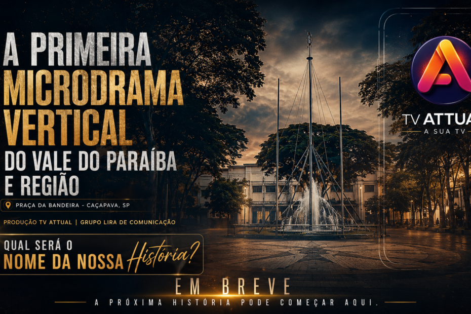 TV Attual prepara a primeira microdrama vertical do Vale do Paraíba e região