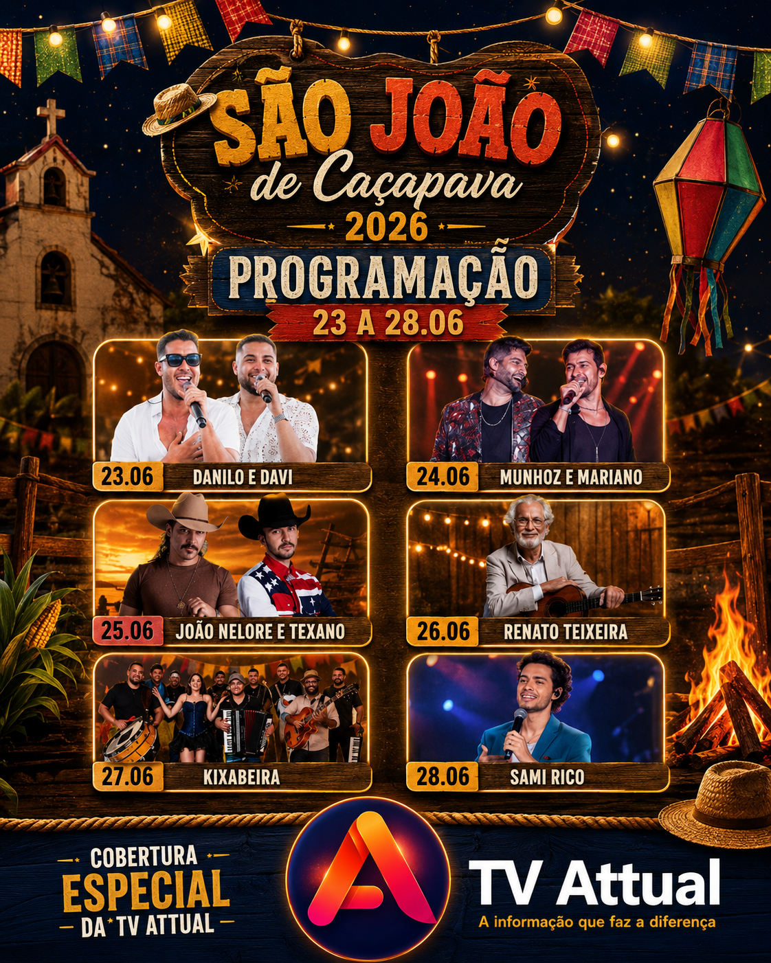 Festival São João de Caçapava 2026