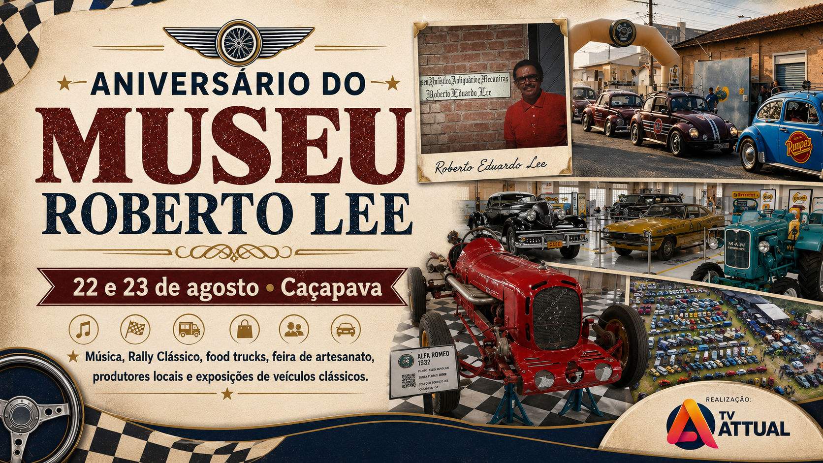 Museu Roberto Lee celebra aniversário