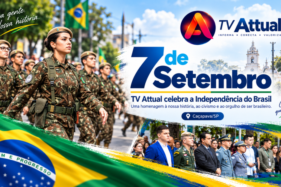 7 de Setembro TV Attual celebra a Independência do Brasil